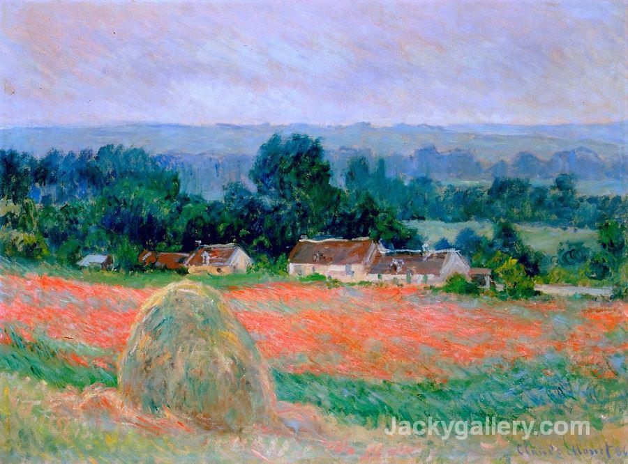 Haystack at Giverny by Claude Monet paintings reproduction